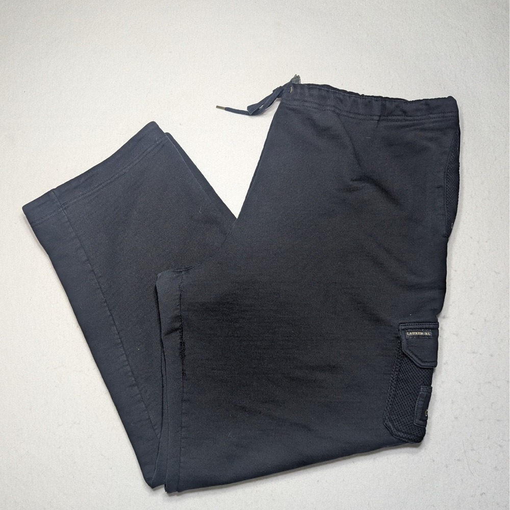 Lauren Jeans Co Ralph Lauren Navy‎ Cargo Jogger Sweatpants 1X
